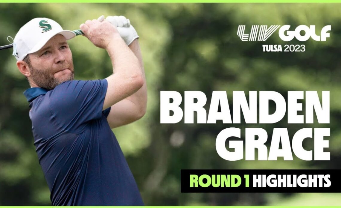 Branden Grace 9-under First Round | Leader Highlights | LIV Golf Tulsa