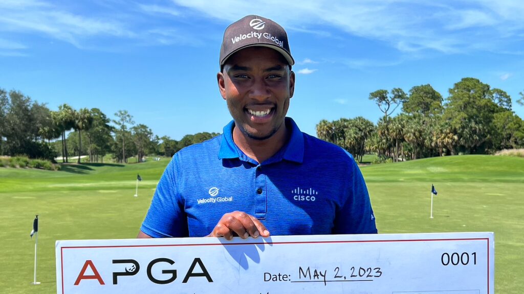 Kevin Hall comes from 8 behind to win at PGA Golf Club
