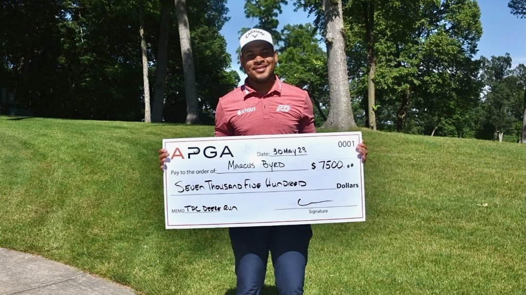 Marcus Byrd wins APGA Tour at TPC Deere Run for third victory
