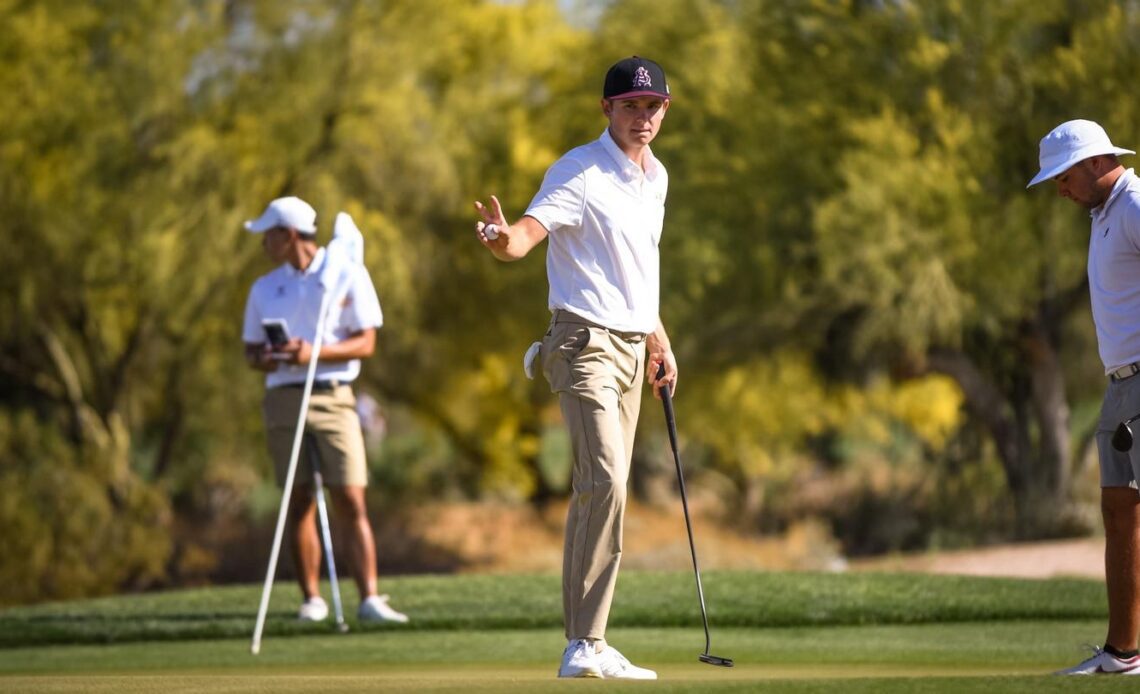 Men's Golf in Pole Position at NCAA Championship, Sits Seventh