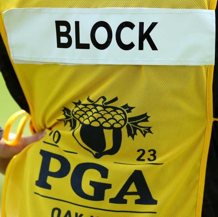 Michael Block at the PGA Championship at Oak Hill in Rochester