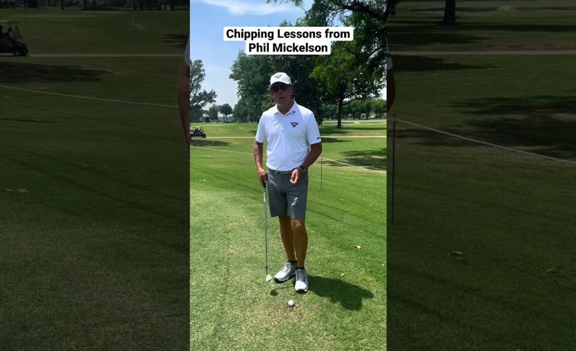 Phil Mickelson gives chipping advice #golf #sports #livgolf #lessons #shorts #advice