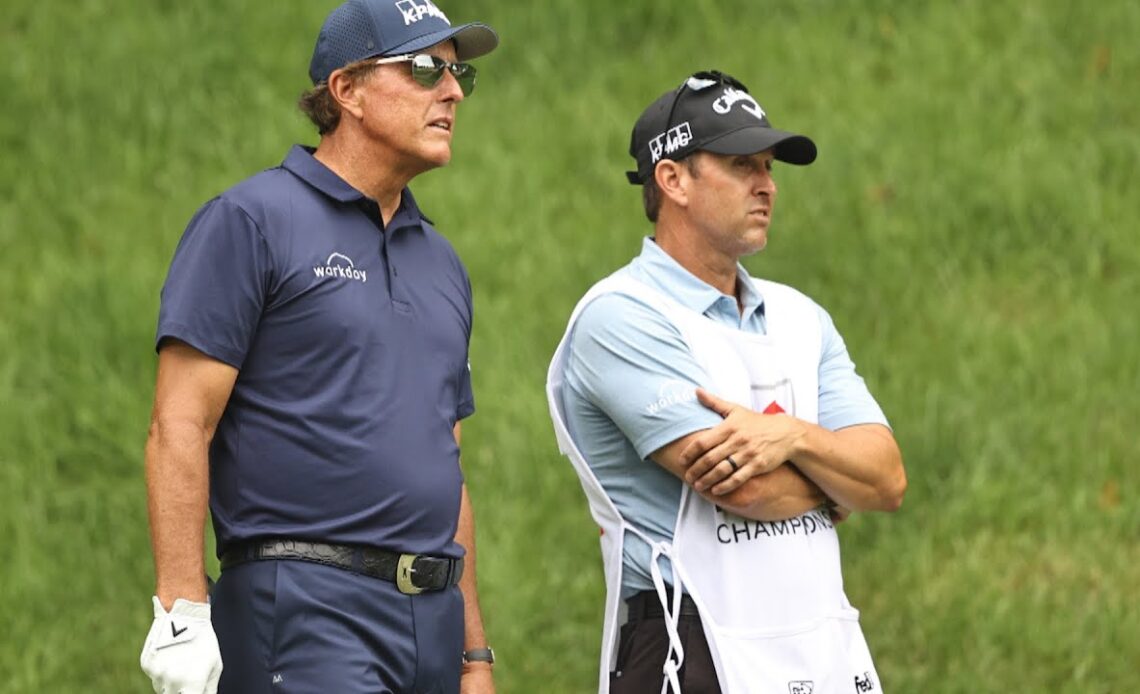 Phil Mickelson's cart path ruling at Travelers Championship