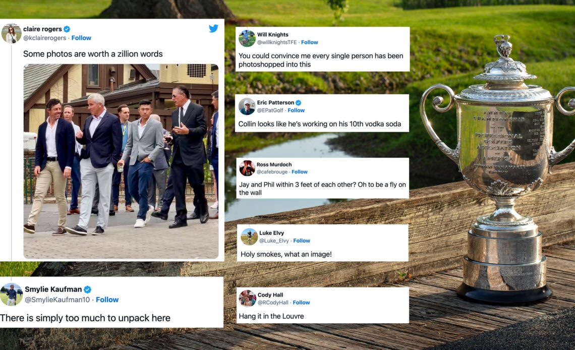 Simply Too Much To Unpack' - Social Media Reacts To PGA Championship Dinner Photo