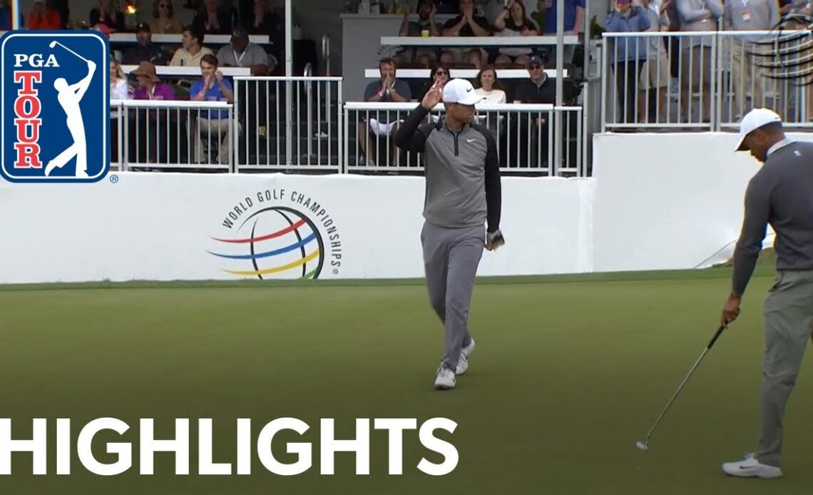 Tiger Woods vs. Lucas Bjerregaard highlights from WGC-Dell Match Play 2019