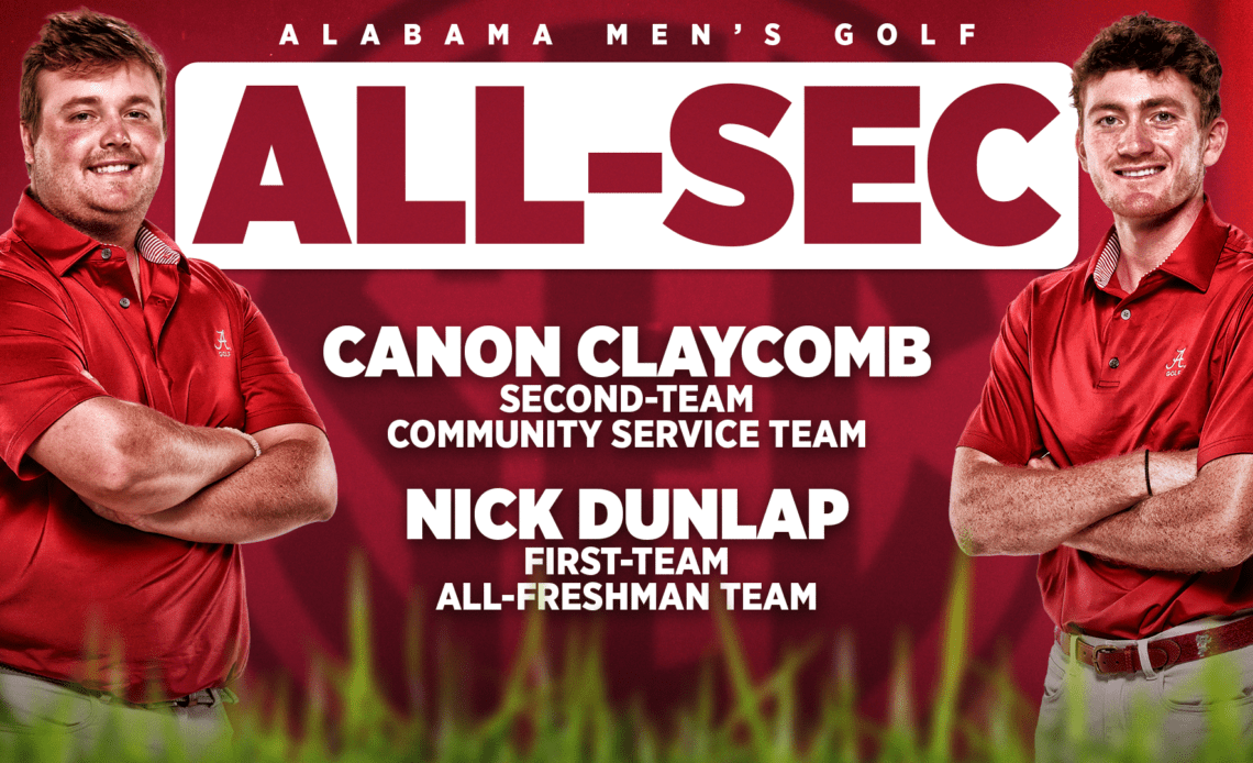 Two Alabama Men’s Golfers Earn All-SEC Honors