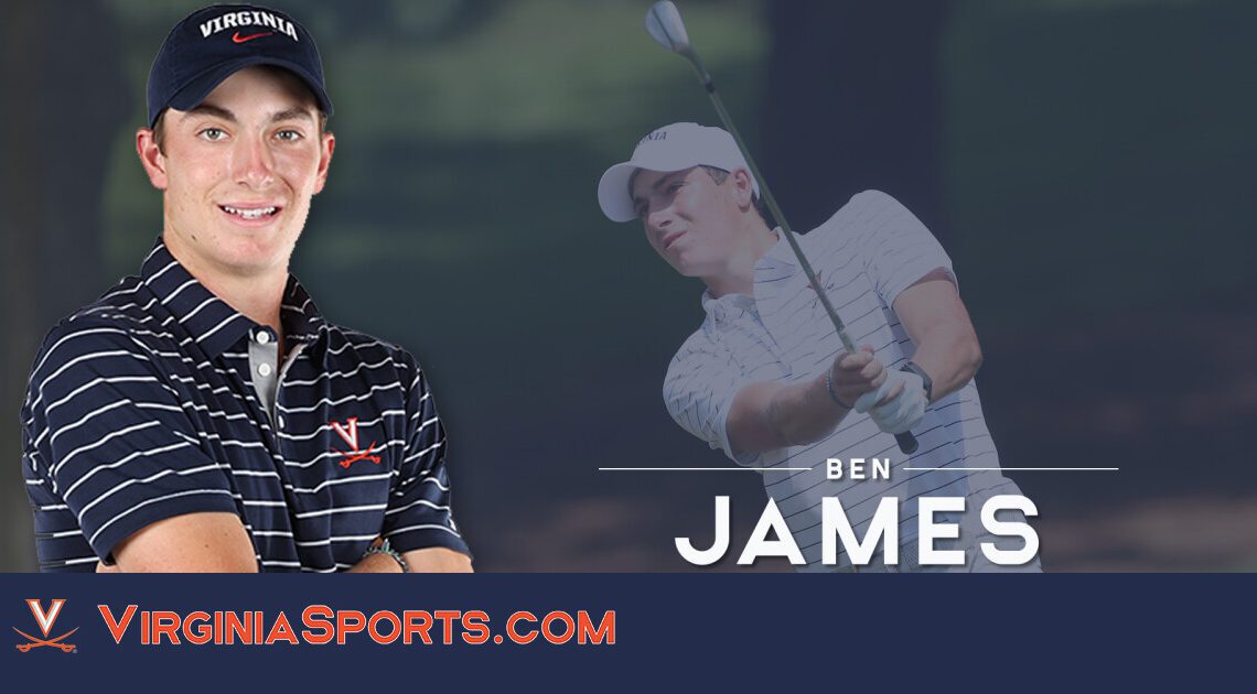 Virginia Men's Golf | Ben James Named ACC Freshman of the Year