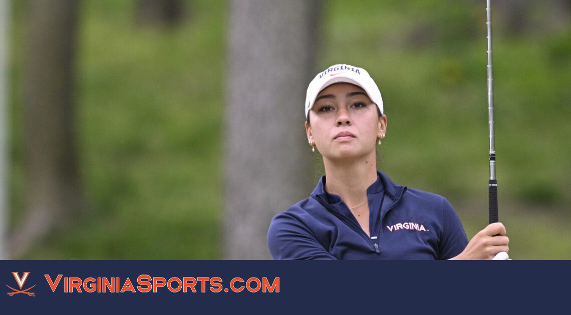 Virginia Women's Golf | Sambach’s 66 Helps Hoos Move into Tie for Fourth Entering Final Round of NCAA Regional