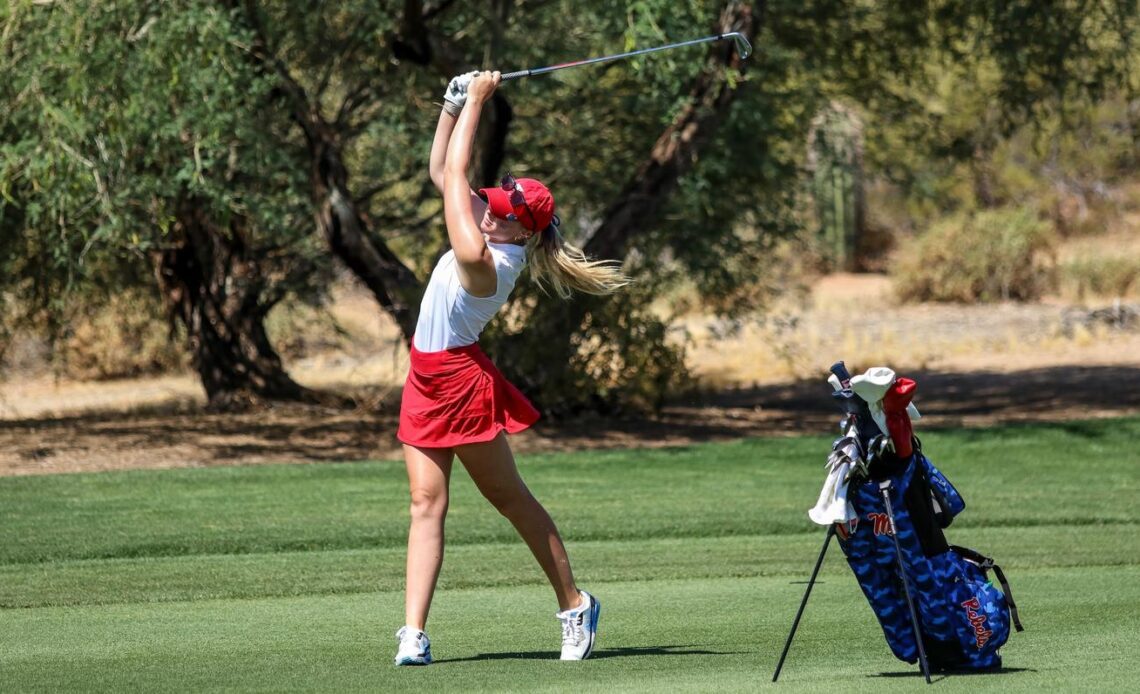 Women’s Golf Moves Up Five Places After Scoring Even in Round Two of NCAA Championships