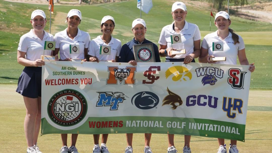 Women's Golf Secures Team Championship at Inaugural National Golf Invitational