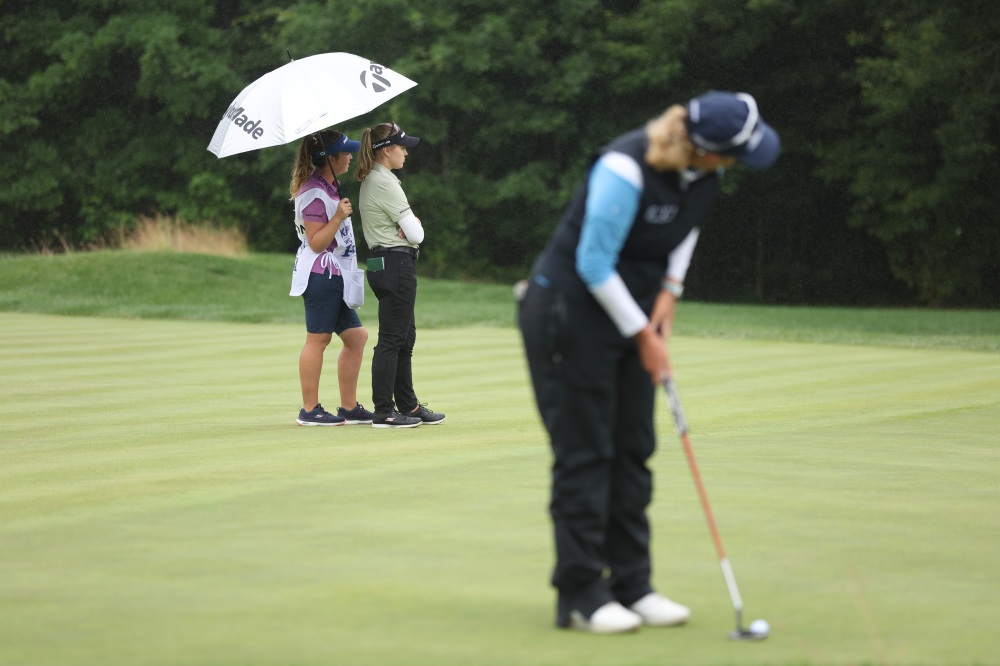 Brutal weather at the 2023 KPMG Women's PGA Championship