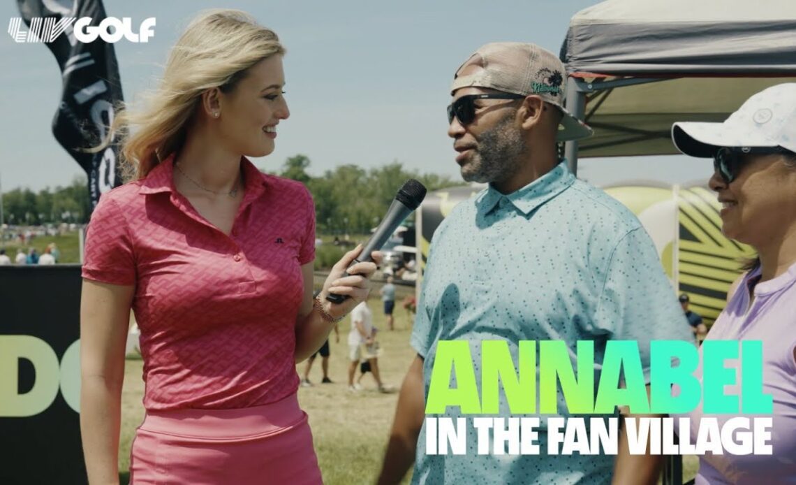 Annabel in the Fan Village | LIV Golf DC