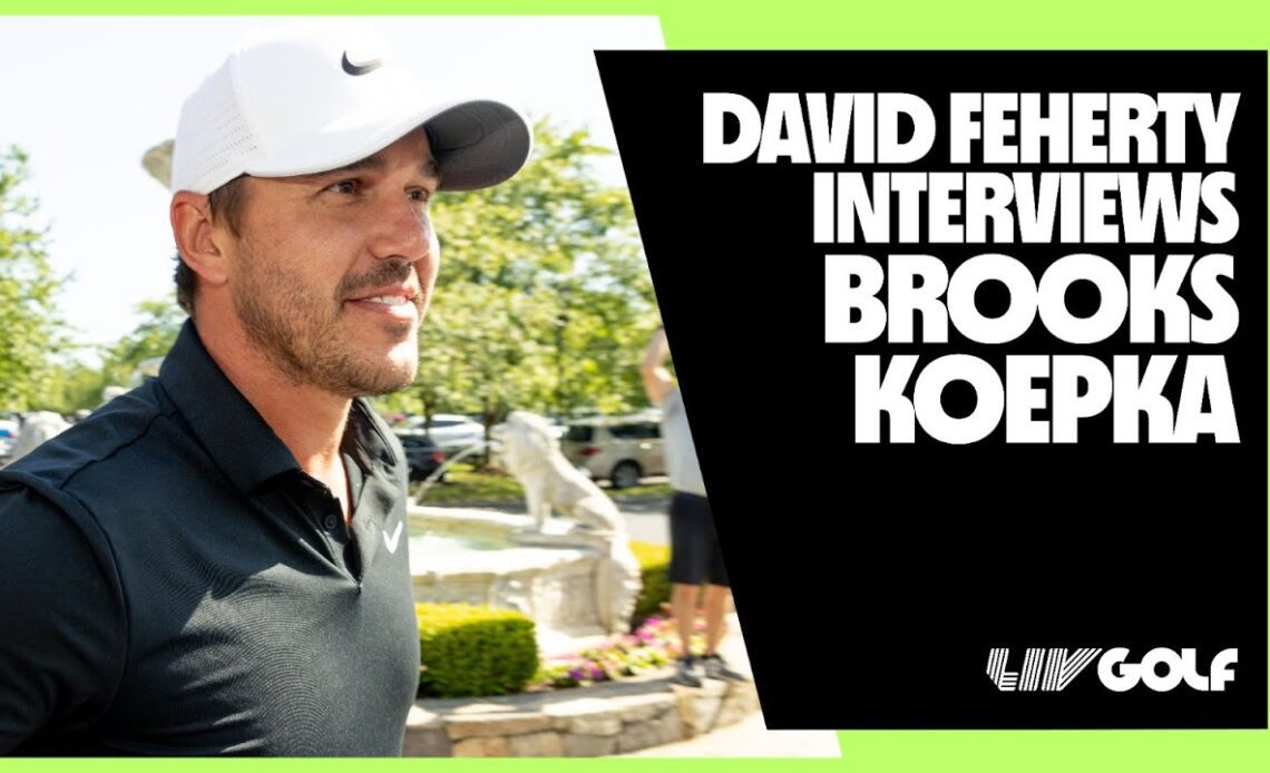 Brooks Koepka sits down with David Feherty | LIV Golf DC - VCP Golf
