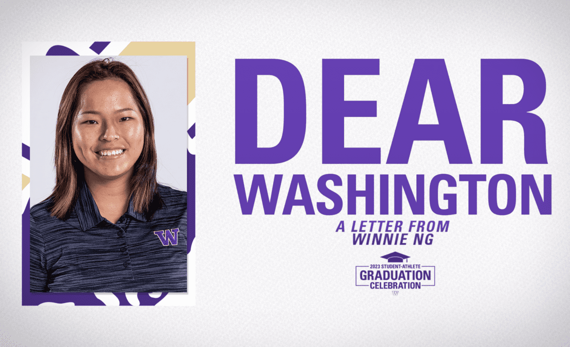 Dear Washington: Winnie Ng - University of Washington Athletics
