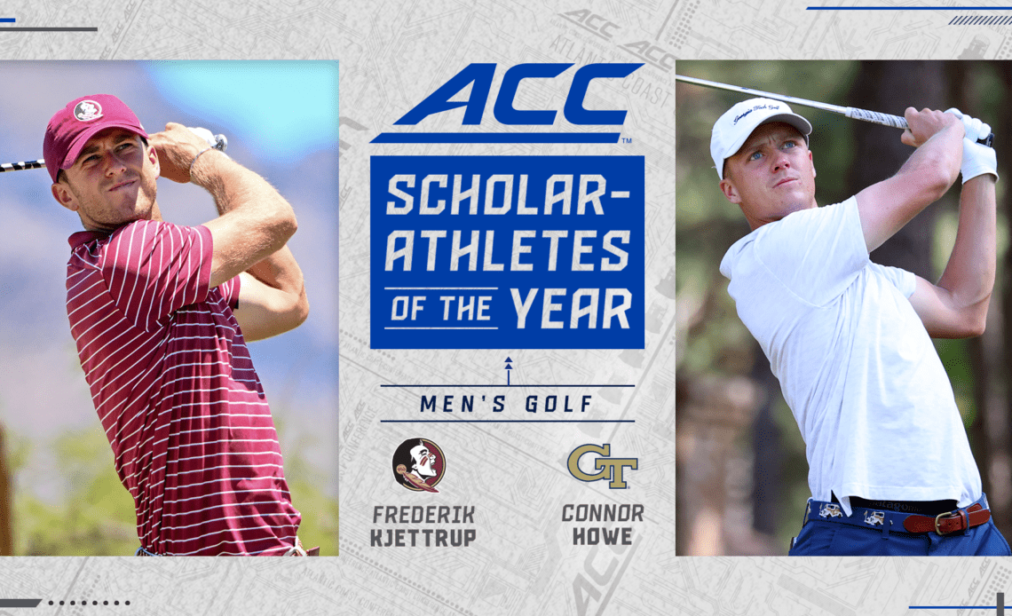 Kjettrup, Howe Lead All-ACC Men’s Golf Academic Team