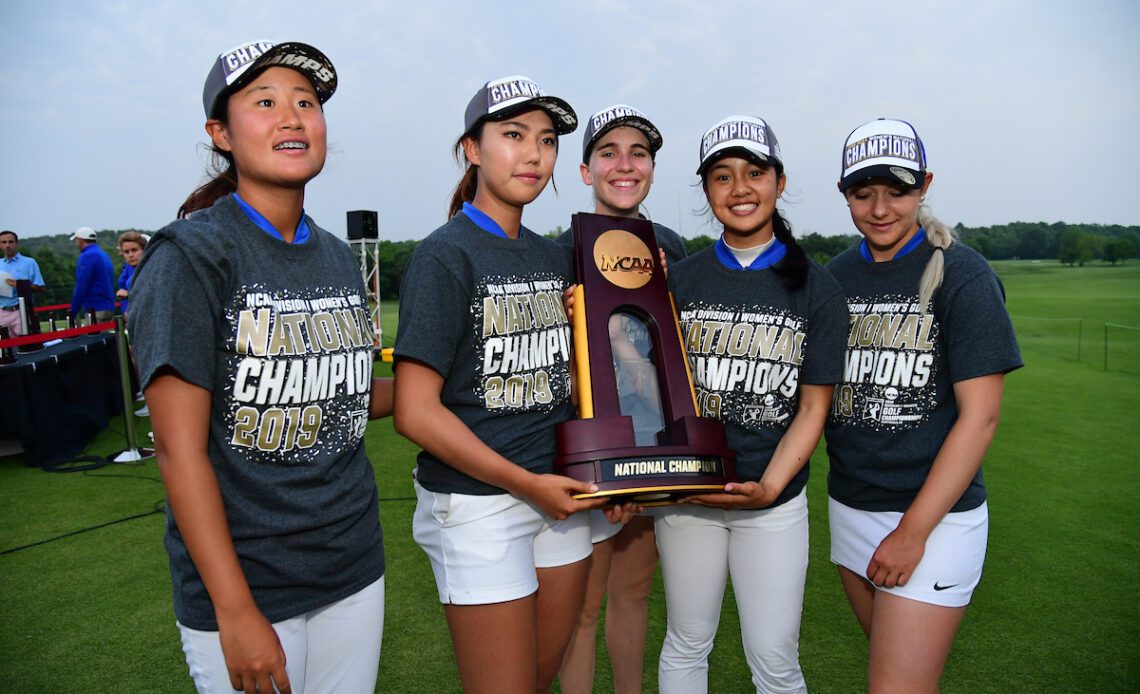 NCAA Women’s Golf Championship winners by number of titles
