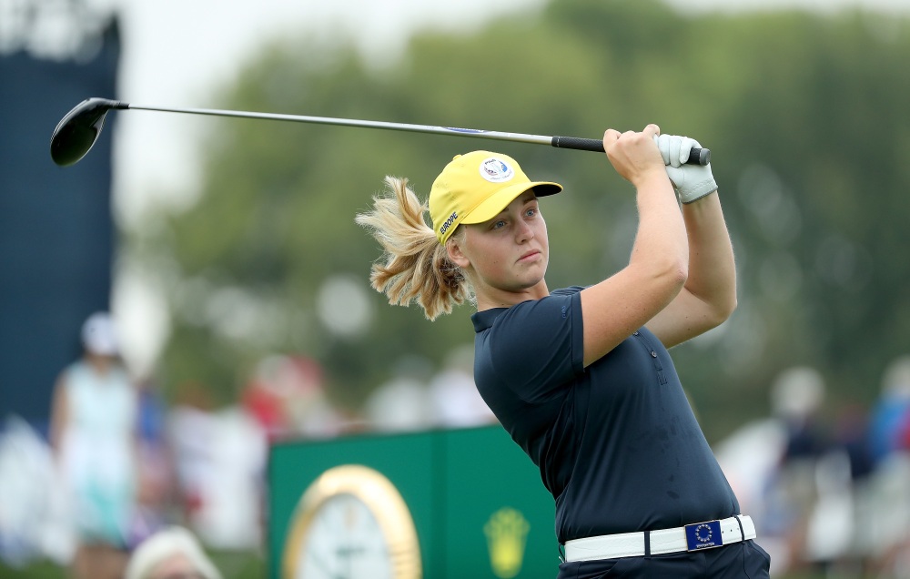 Pictures of Maja Stark throughout her golf career