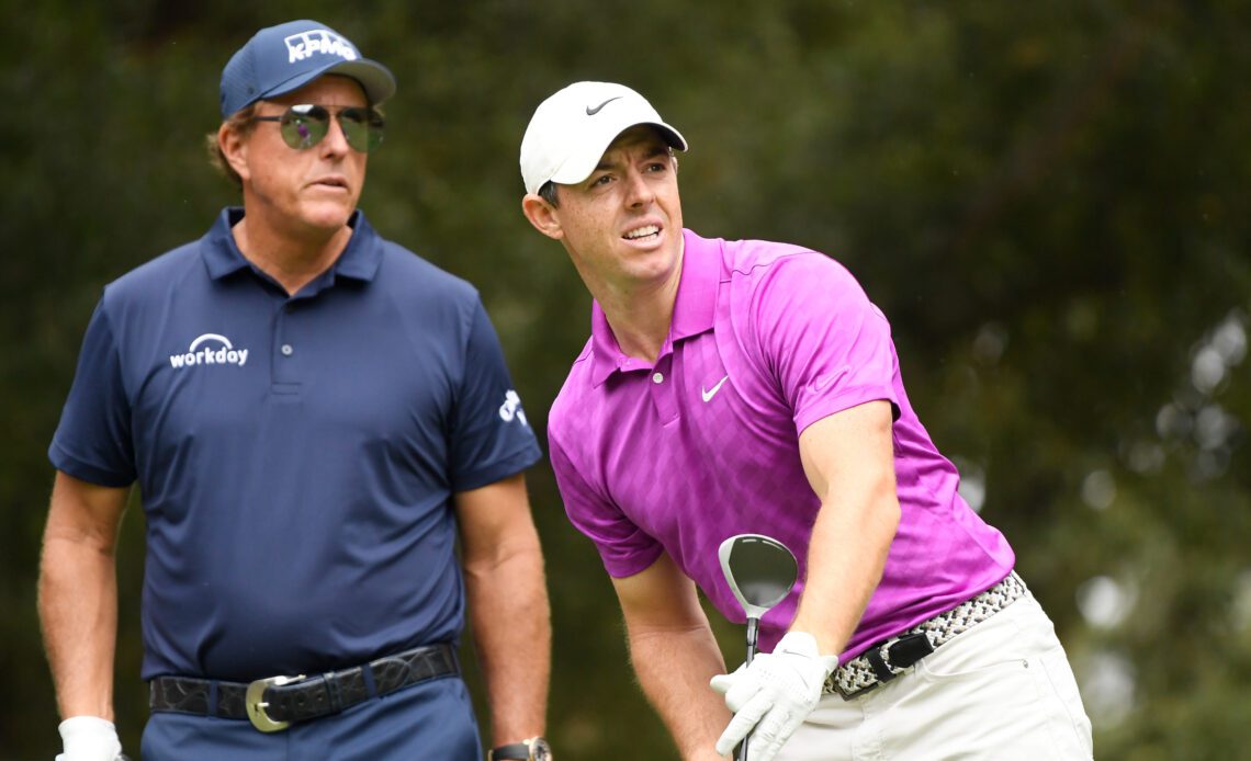 Rory McIlroy And Phil Mickelson Set For US Open Practice Round