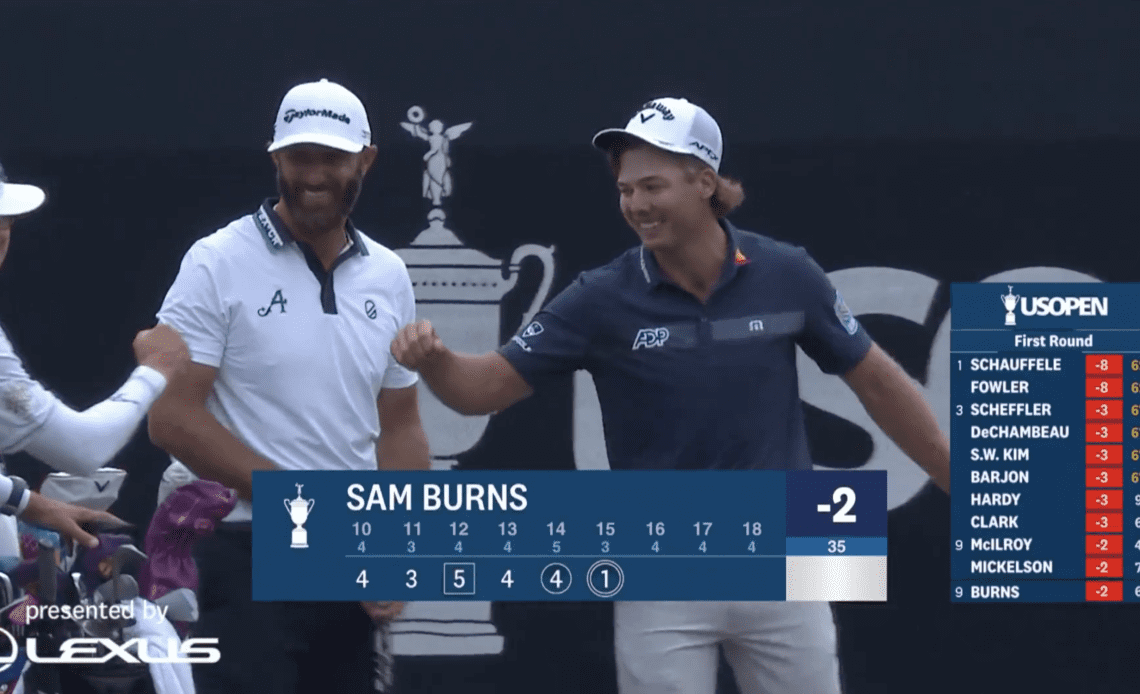 Sam Burns Makes Second Hole-In-One On Incredible First Day Of US Open Scoring