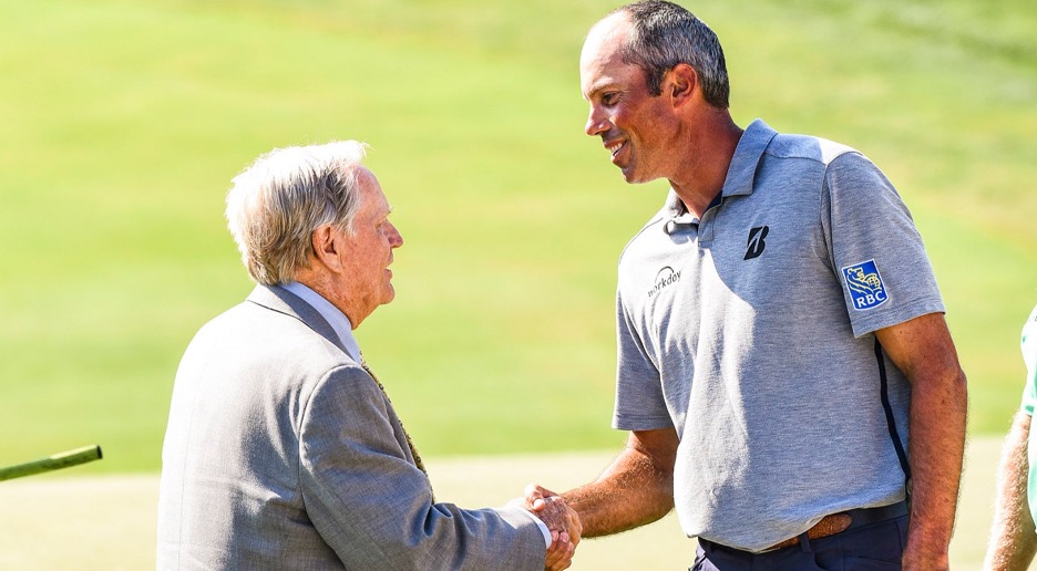 Shake on it: A handshake from Jack Nicklaus means everything at the Memorial Tournament presented by Workday