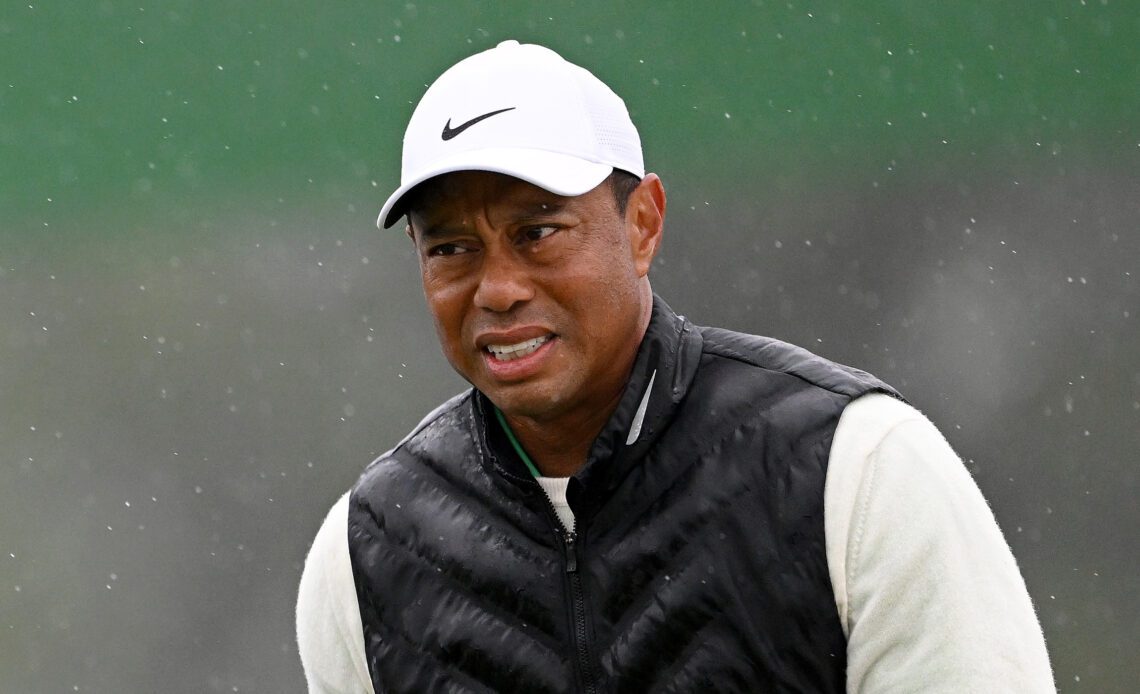 Tiger Woods Pictured Watching Son Charlie Compete n Junior Tournament