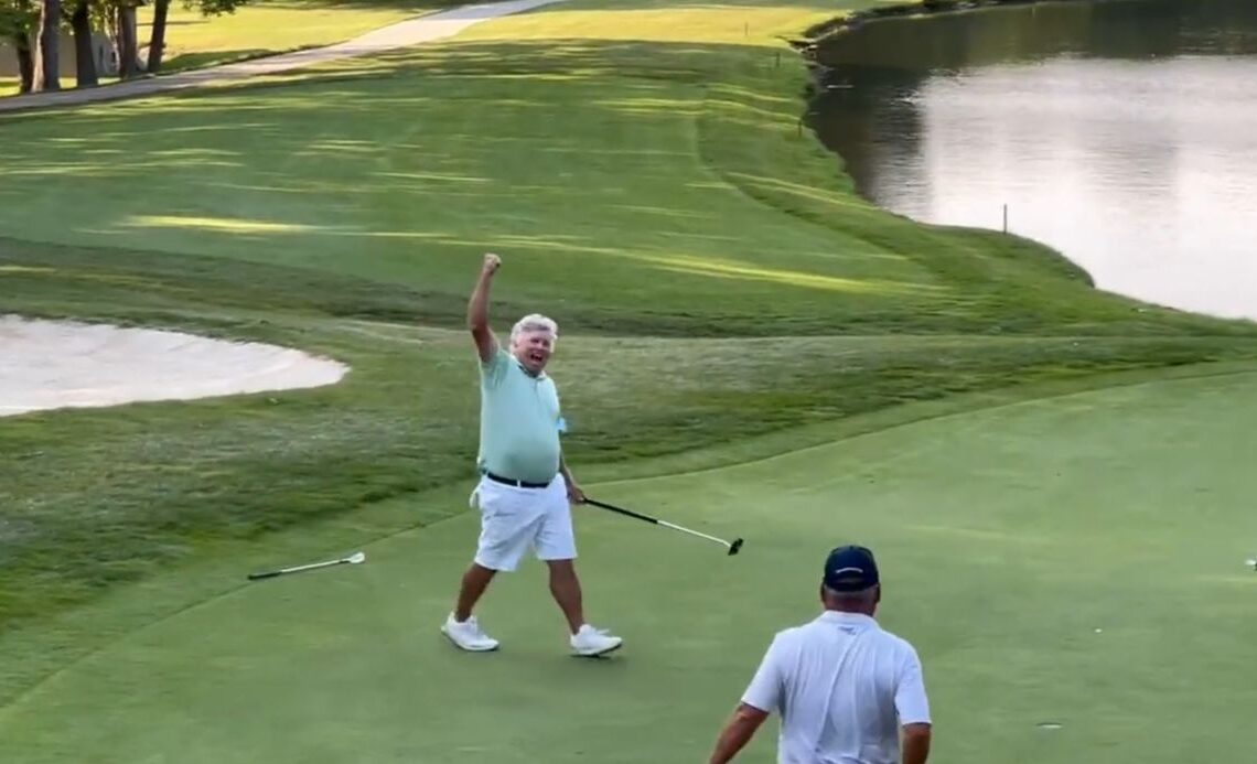 Tour Caddie Goes Wild After Winning Tennessee Senior Open