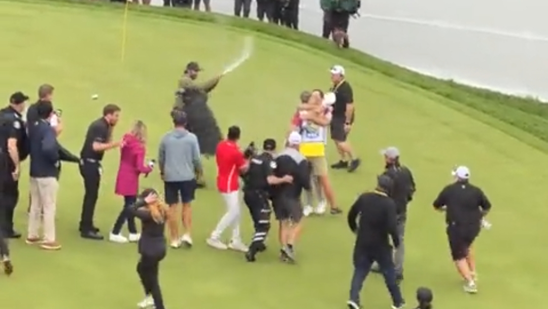 WATCH: Adam Hadwin Tackled By Security After Nick Taylor Wins RBC Canadian Open