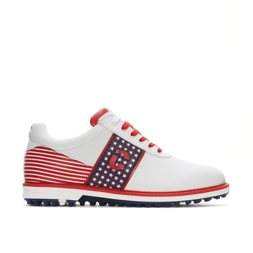 Duca del Cosma - United Red/White/Blue golf shoe