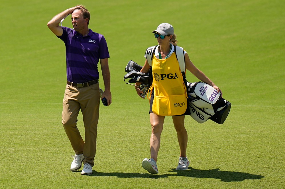 Female caddie