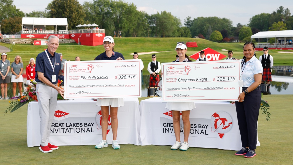 2023 Dow Great Lakes Bay Invitational prize money payouts VCP Golf