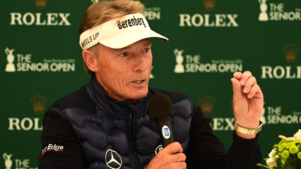 Bernhard Langer sounds off on golf cheating scandal at Senior Open