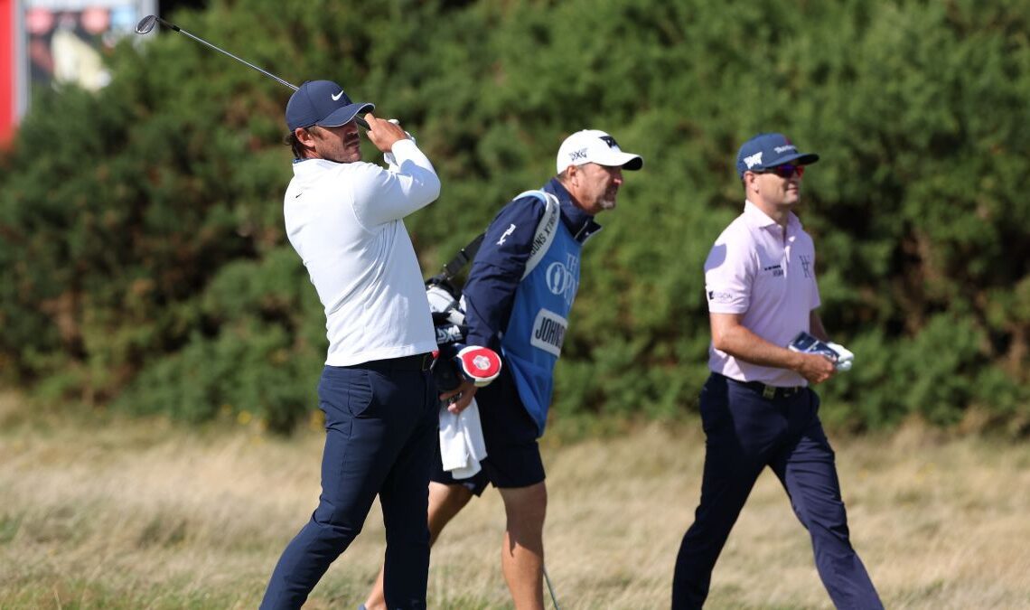 Brooks Koepka Plays Practice Round With Ryder Cup Captain Zach Johnson Ahead Of Open Championship