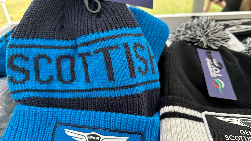 Check out the merchandise at the 2023 Genesis Scottish Open - VCP Golf