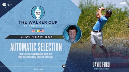 David Ford Qualifies For 2023 USA Walker Cup Team