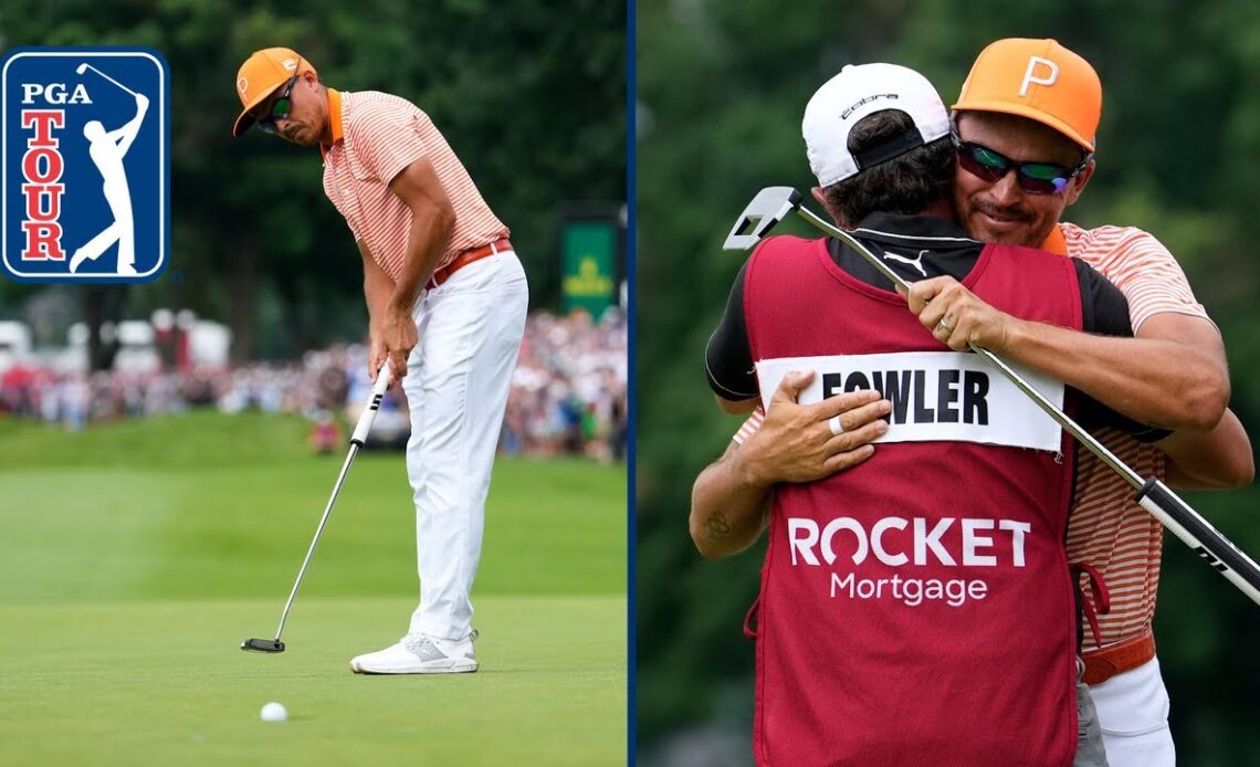 Every shot from the dramatic playoff at the 2023 Rocket Mortgage Classic