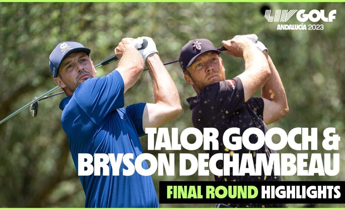 Head to head: Gooch outlasts Bryson at Valderrama | LIV Golf Andalucía