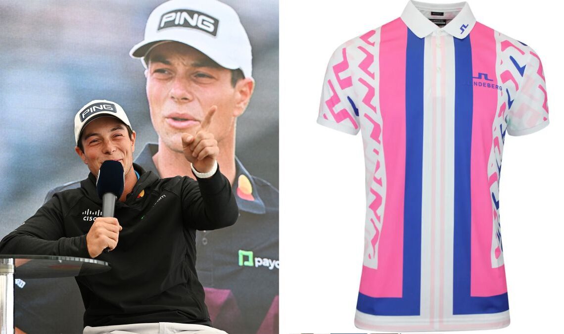 J.Lindeberg Unveils Eye-Catching Shirts Viktor Hovland Will Wear At The Open