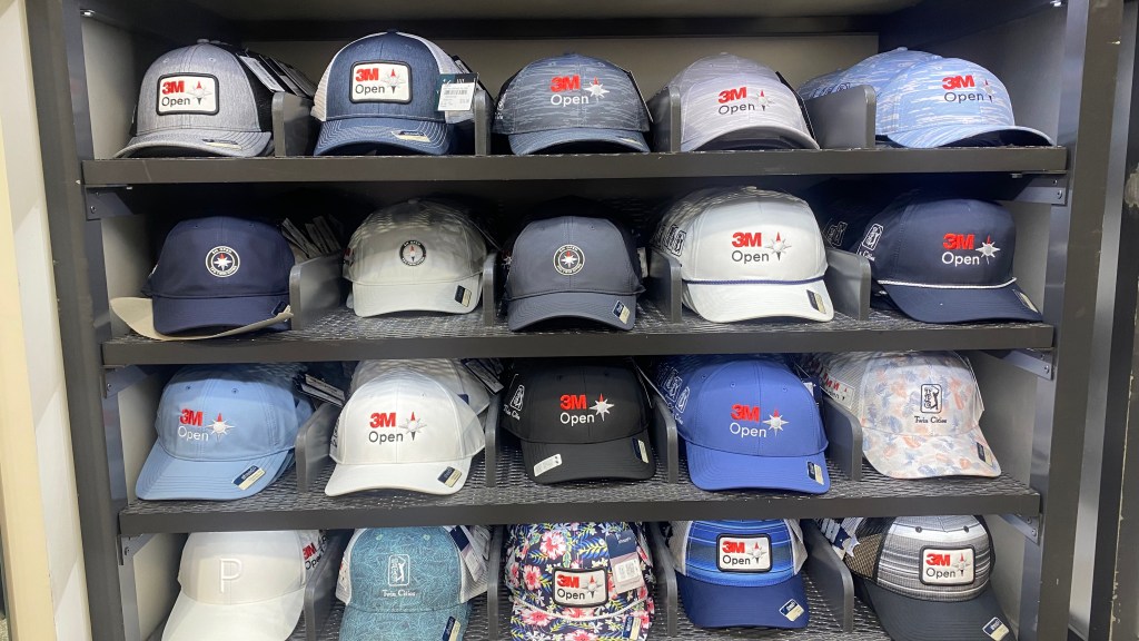 Merchandise at the 2023 3M Open at TPC Twin Cities - VCP Golf