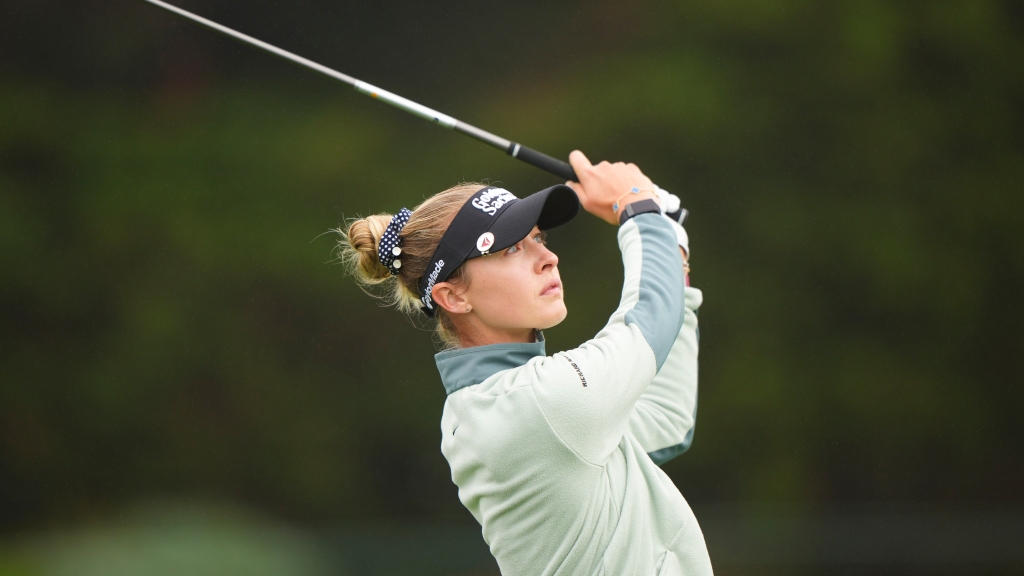 Nelly Korda nearly aced the seventh hole at Pebble Beach