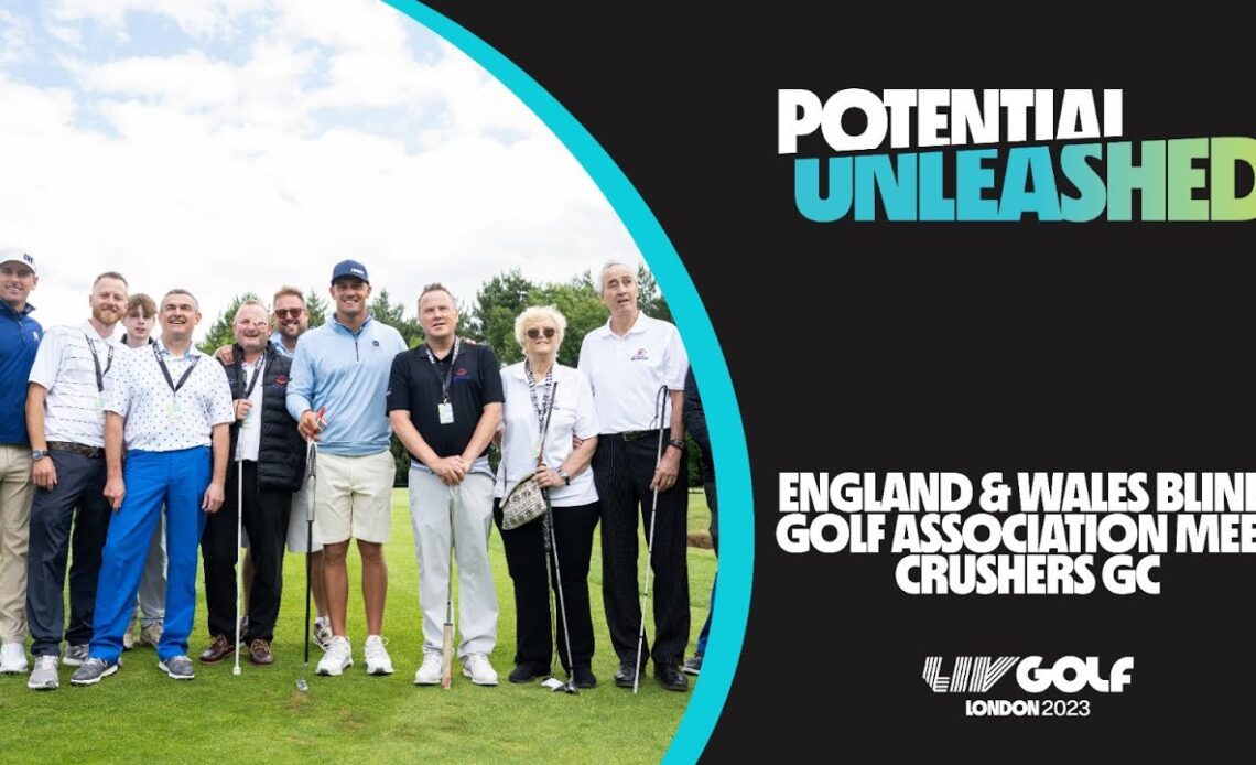 Potential Unleashed: Blind Golfers meet Crushers GC | LIV Golf London
