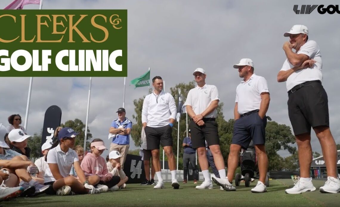 Potential Unleashed: Clinic with Cleeks GC | LIV Golf Adelaide