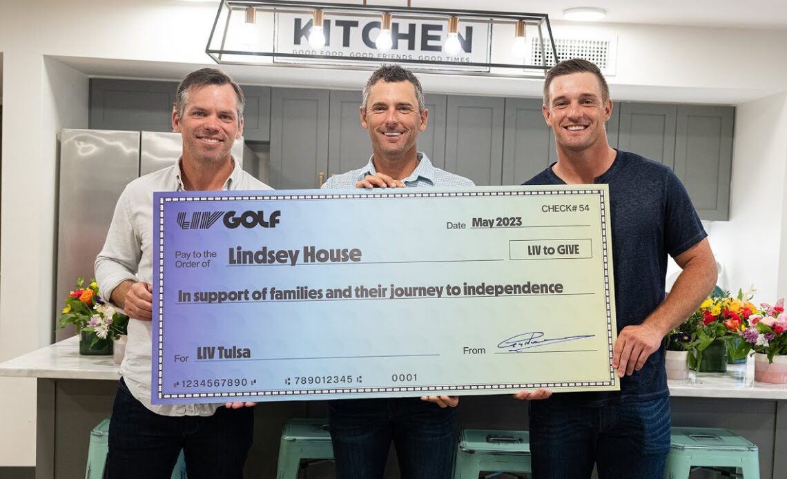 Potential Unleashed: Crushers visit the Lindsey House | LIV Golf Tulsa