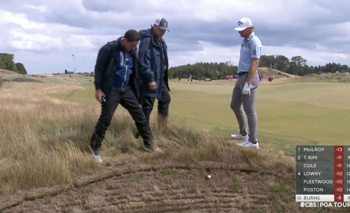 Sam Burns Involved In Bizarre Rules Incident At Genesis Scottish Open