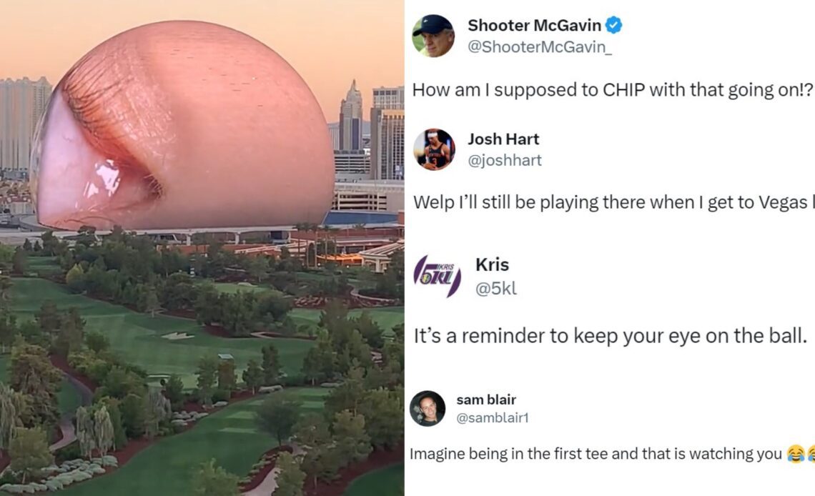 Social Media Goes Wild For Giant Eyeball Next To Prestigious Las Vegas Course