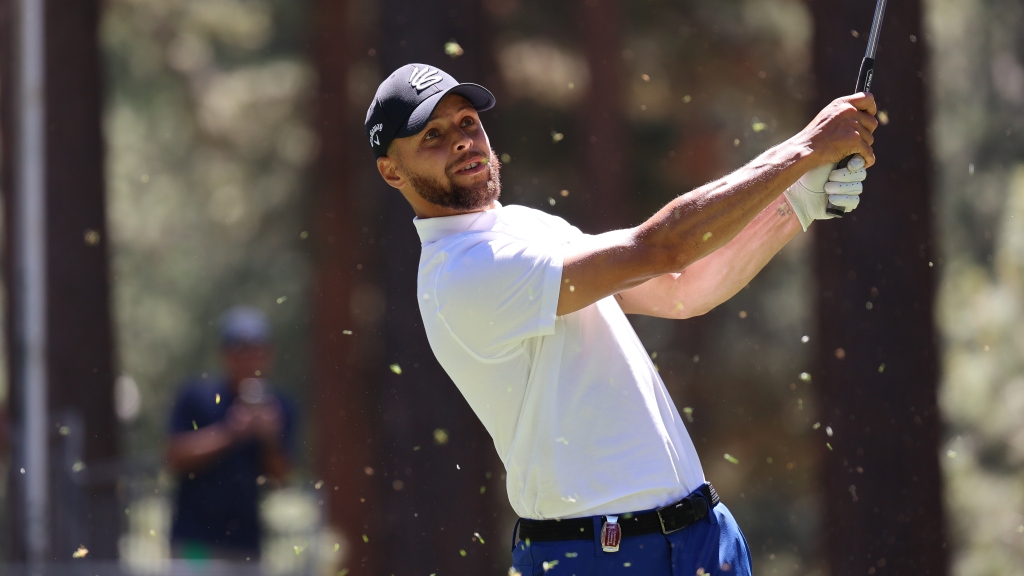 Steph Curry leads 2023 American Century Championship after first round