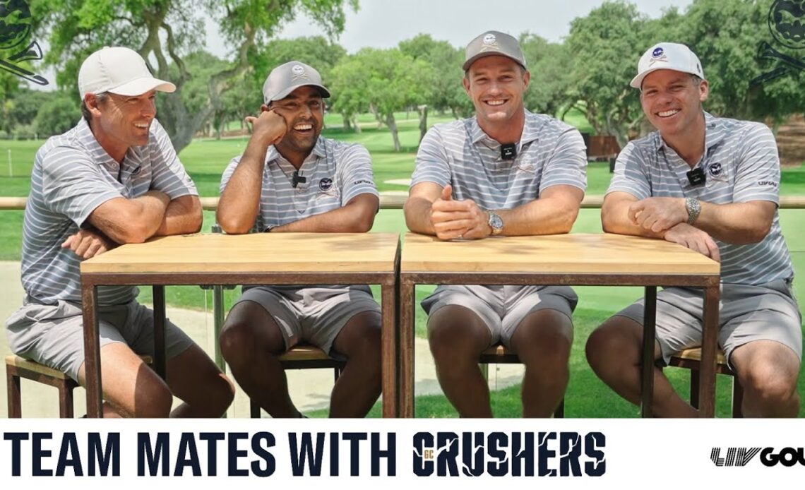 Team Mates with Crushers GC | Bryson DeChambeau, Charles Howell III, Paul Casey and Anirban Lahiri