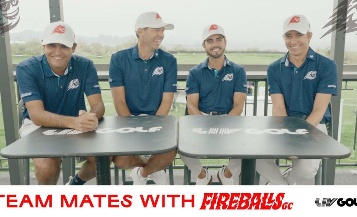 Team Mates with Fireballs GC | Sergio Garcia, Carlos Ortiz, Abraham Ancer, Eugenio Chacarra