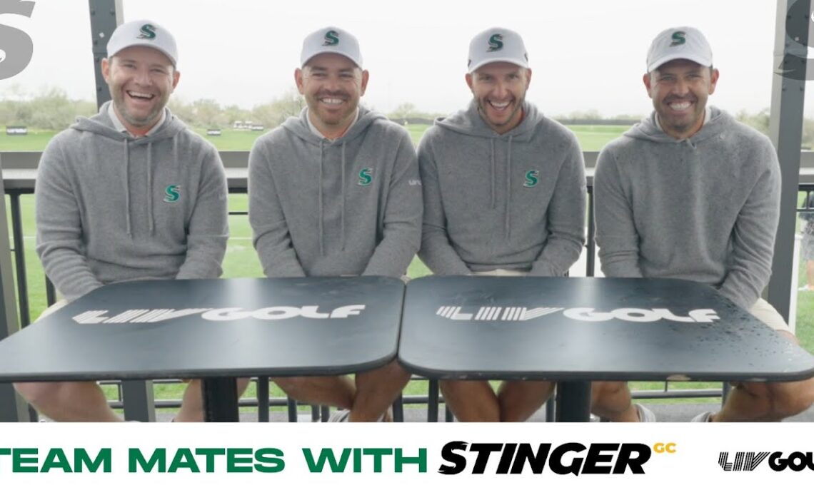 Team Mates with Stinger GC | Louis Oosthuizen, Dean Burmester, Charl Schwartzel, Branden Grace