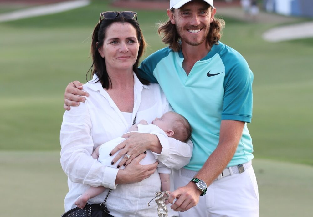 Tommy Fleetwood and wife, Clare
