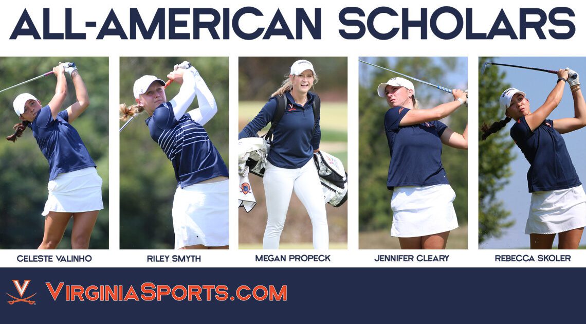 Virginia Athletics | Five Hoos Honored as WGCA All-American Scholars